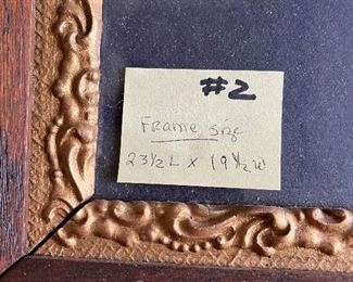 #2 - NOW $200 was $295 - Abraham Ortelius Italy map dated 1757 - 23x19 frame