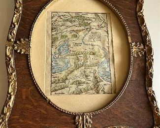 #1 - $375 Russian map dated 1550 - 15x18 frame