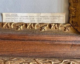 #9 - $295 - Giacomo Gastaldi c.1750 Map of Mardik-Dunkerque France 