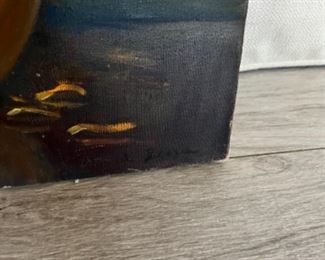 MS#2 - NOW $50 was $100 Sunflowers 18x23 3/4 Marie Kathleen Sears (1906-1986) Pensacola born Artist, lived in Houston TX. 