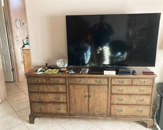 Dresser and 58" Smart  TV