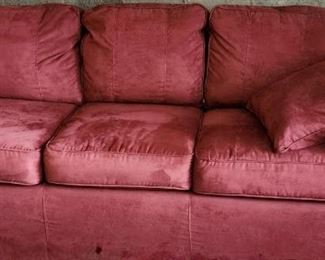 Estate Burgundy Sofa 1  