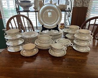 PEMBERTON BY THEODORE HAVILAND MADE IN AMERICA PLACE SETTING FOR TEN