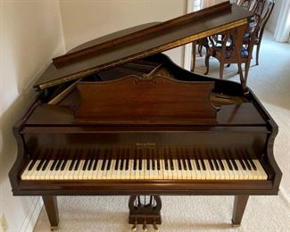 Antique George Steck & Co. Baby Grand piano