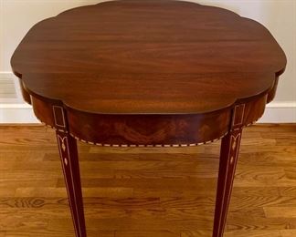 Henkle Harris Mahogany Myers card table
