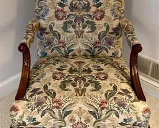 Floral arm chair