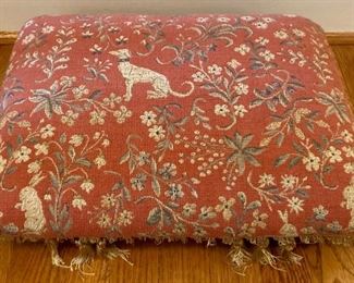 CJC tasselled foot stool