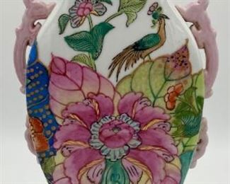 Kaiser Kuhn porcelain tobacco leaf lamps (set of 2)