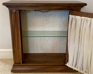 Sanford lighted hall cabinet