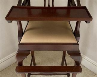 Madison Square Mahogany Chippendale high chair