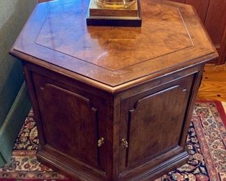 Henredon hexagonal book table