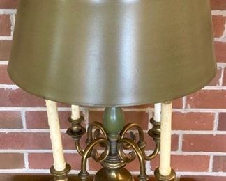 Vintage Frederick Cooper bouillotte candelabra lamp