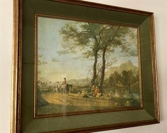 Framed "Country View"