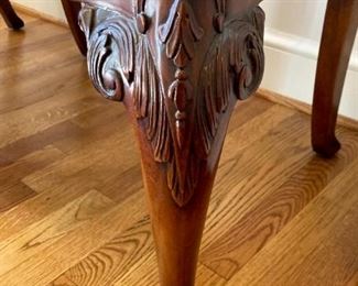 Ardley Hall claw and ball upholstered chair (set of 2)