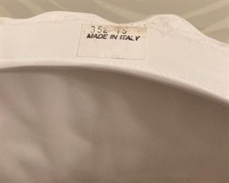 Italian porcelain foot stool