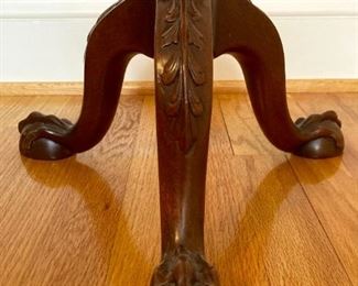 Ardley Hall claw & ball wine table