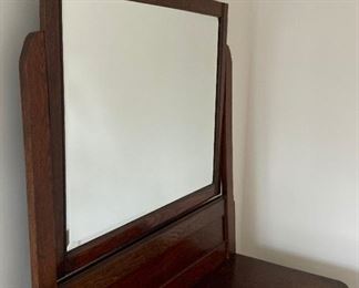 Antique wash stand with mirror