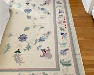 Zaki hand woven 8' x 10' area rug