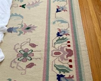 Zaki hand woven 8' x 10' area rug