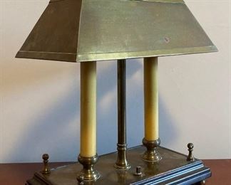 Vintage Wildwood bouillotte brass lamp
