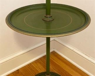 Vintage Toleware table lamp