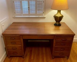 Vintage Art Deco Executive desk