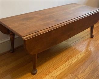 Vintage Baunritter drop leaf coffee table