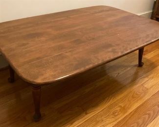 Vintage Baunritter drop leaf coffee table