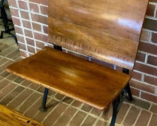 Vintage school house seat