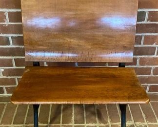 Vintage school house seat