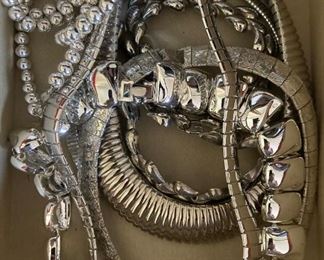 Vintage watches, earrings, necklaces, bracelets and cuff links including from, but not limited to, Monet, Trifari, Ginnie Johansen and more