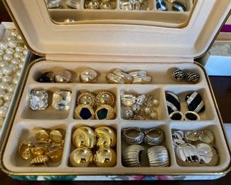 Vintage watches, earrings, necklaces, bracelets and cuff links including from, but not limited to, Monet, Trifari, Ginnie Johansen and more
