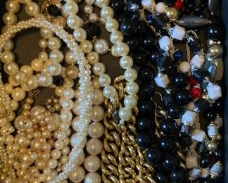 Vintage watches, earrings, necklaces, bracelets and cuff links including from, but not limited to, Monet, Trifari, Ginnie Johansen and more