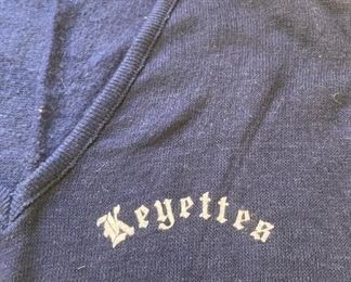 Vintage Keyettes v-neck sweater
