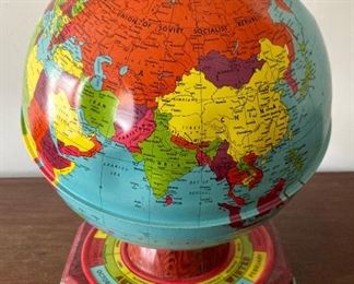 Vintage J Chein lithotin globe