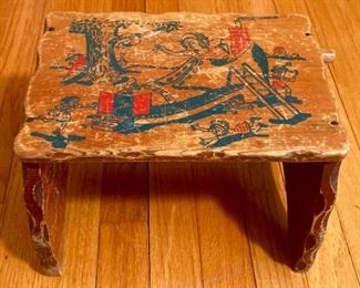 Vintage child's potty step