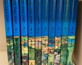 1957 The Bible Story set of 10 books