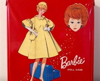 Vintage 1960s red Midge Barbie case
