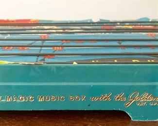 Vintage AristoKratt Magic Music Box with song sheets