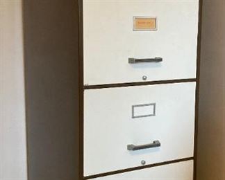 Vintage Globe Wernicke metal file cabinet