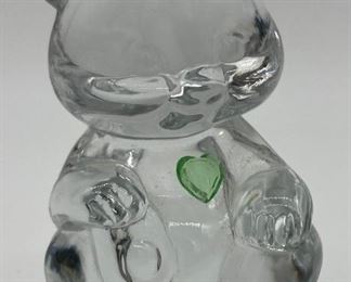 Vintage Fenton glass bear