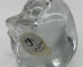 Vintage Fenton glass bear