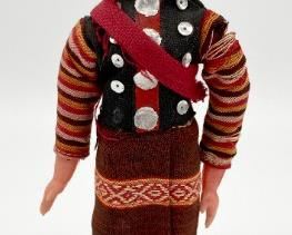 Vintage plastic Japanese doll