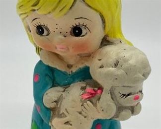 Vintage ceramic Holiday Fair bank (Japan)