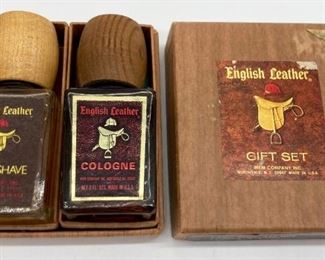 Vintage English Leather Gift set
