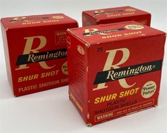 Vintage Remington Shur Shot plastic shotgun shells