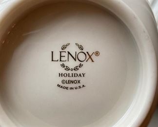 Lenox Holly Berry Holiday Dimension serving bowl