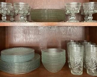 Vintage glassware