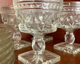 Vintage glassware