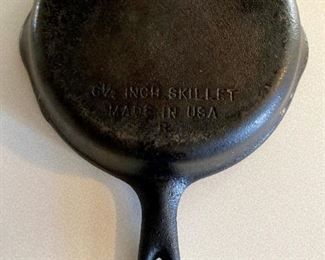 Vintage cast iron frying pan